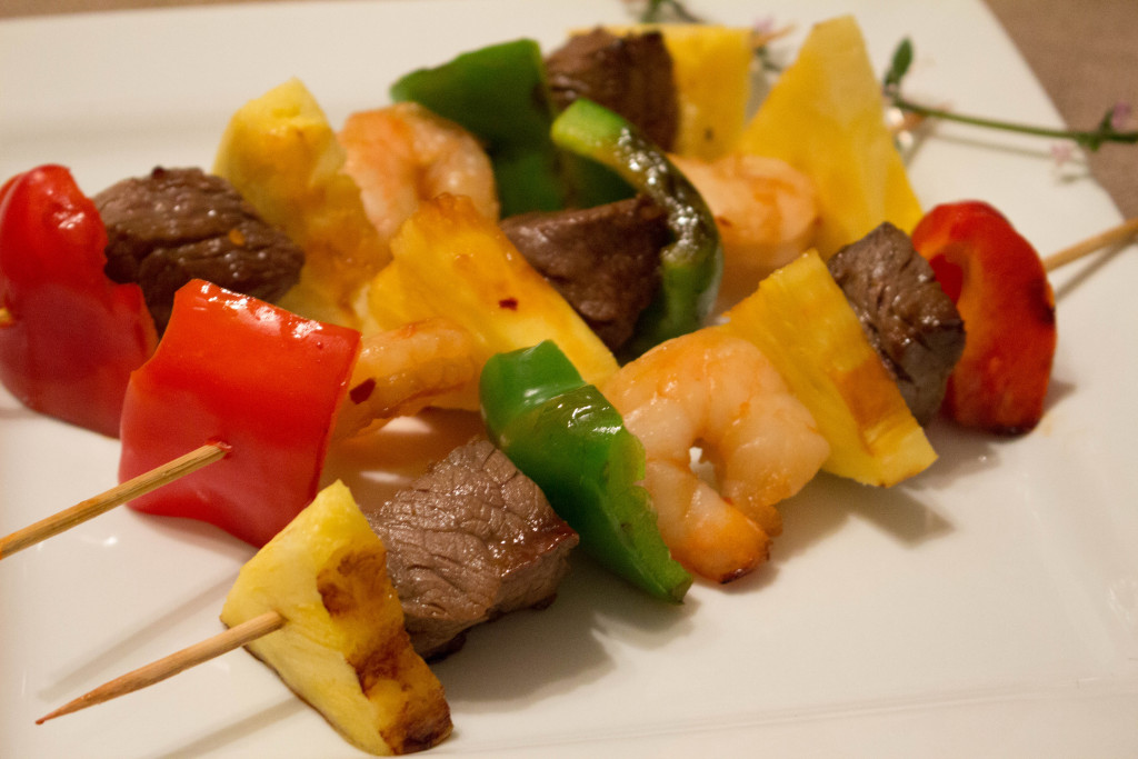 hawaiian shrimp kabobs