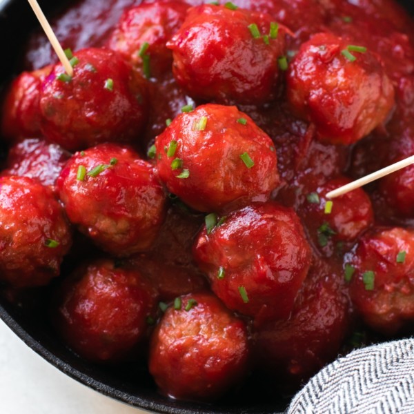 Easy Crockpot Cranberry Meatballs Kroll S Korner