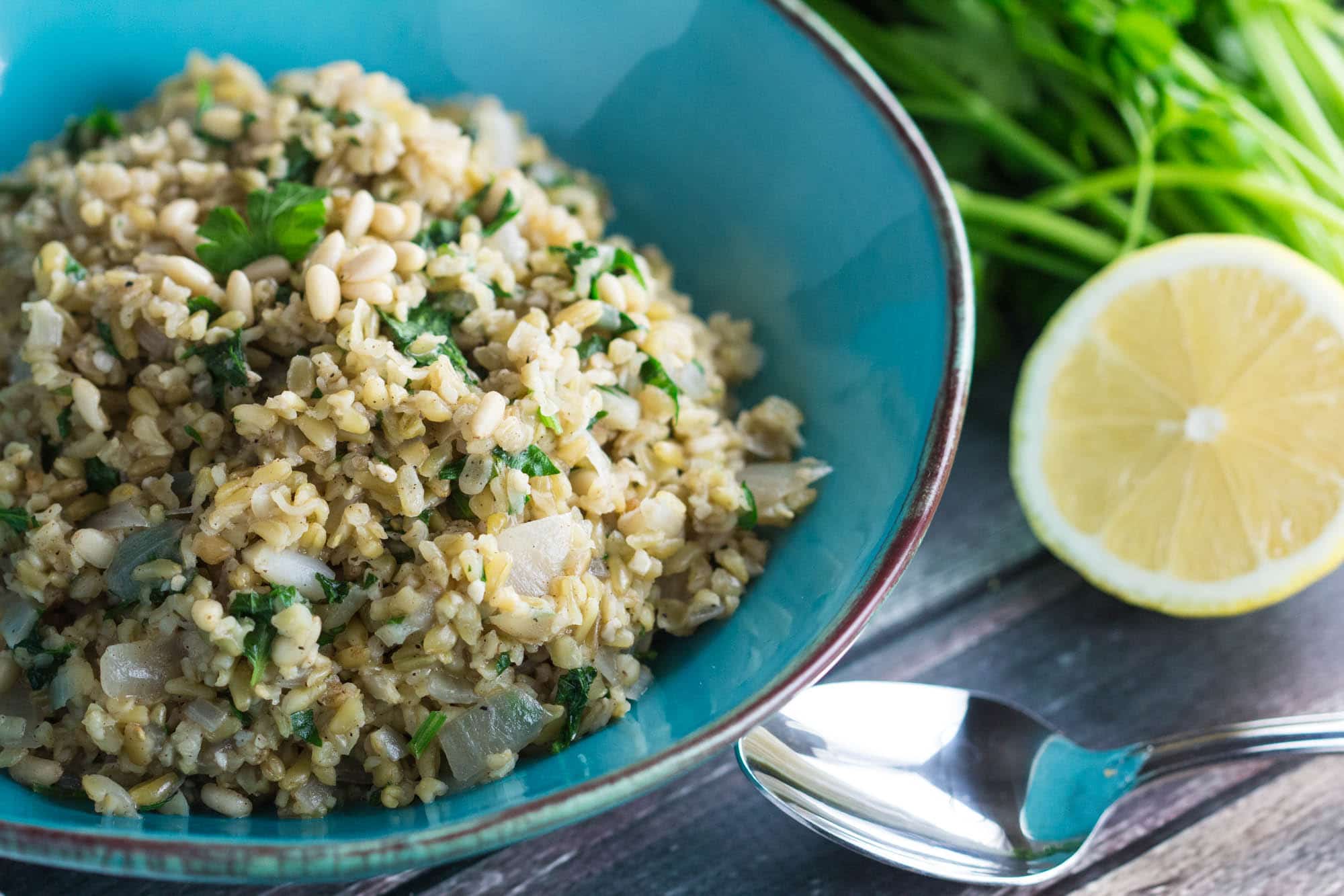 Freekeh Pilaf...ancient grains are making there way into 2017! |Krollskorner.com
