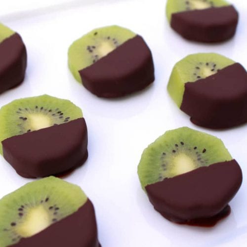 Chocolate Dipped Kiwi Slices • Kroll's Korner