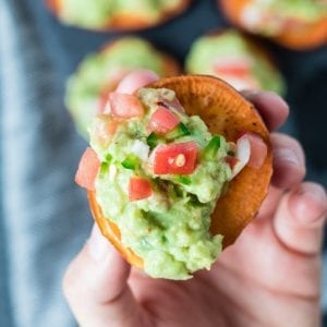 Sweet Potatoes with Guac