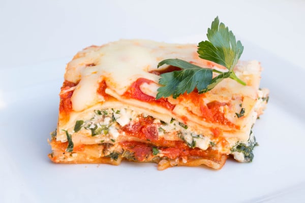 Spinach & Mushroom Veggie Lasagna - Krolls Korner