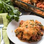 This healthy shepherd's pie is layered with ground turkey and veggies topped with whipped sweet potatoes and a savory mushroom gravy. |Krollskorner.com