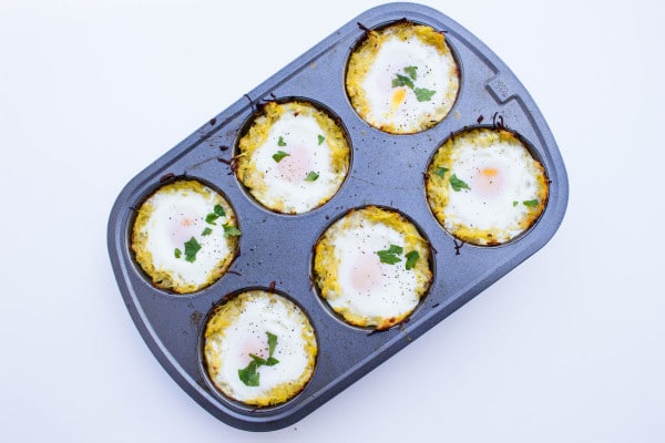 Spaghetti Squash Egg Nests • Kroll's Korner