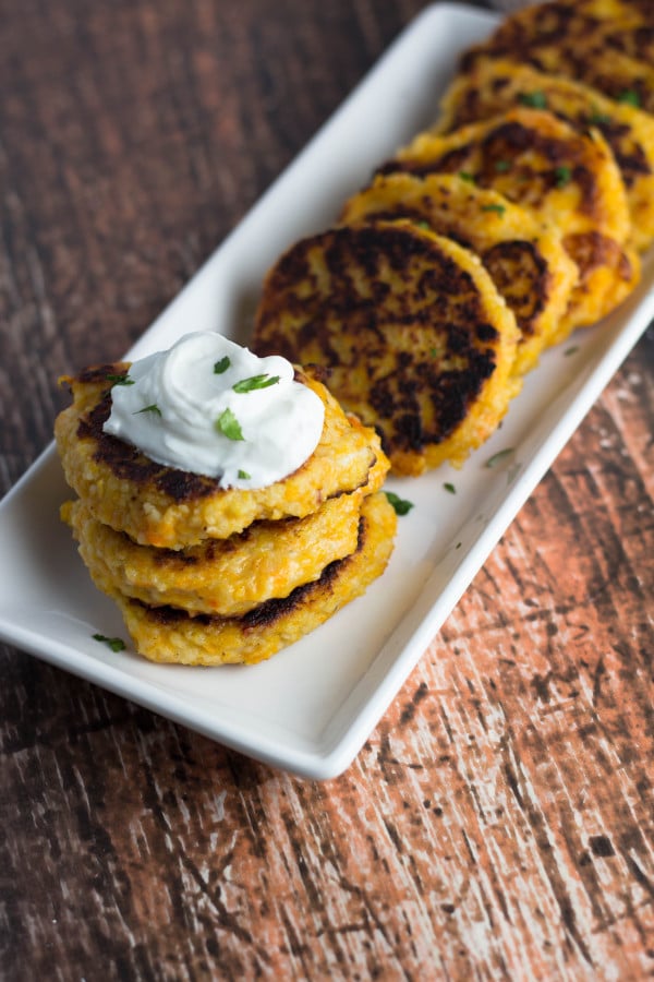 Butternut Squash Couscous Fritters4 | Krollskorner.com