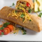 Veggie-Filled Breakfast Crunch Wrap Burrito | Krollskorner.com