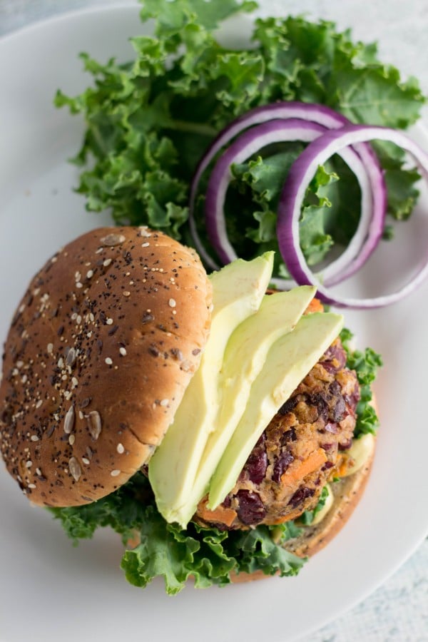 Kidney Bean Veggie Burgers...way too yummy! | Krollskorner.com