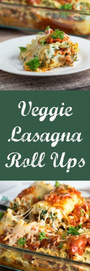 Veggie Lasagna Roll Ups