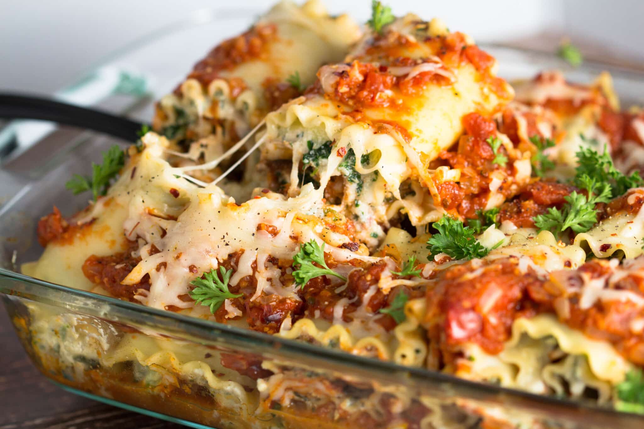 Veggie Lasagna Roll Ups