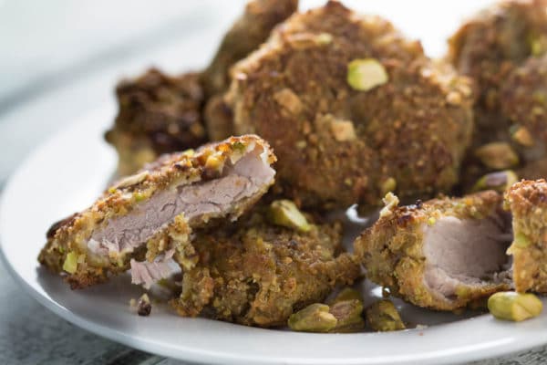 Pistachio Pork Medallions! Baked to perfection with a hint of citrus that will make your taste buds happy! Krollskorner.com