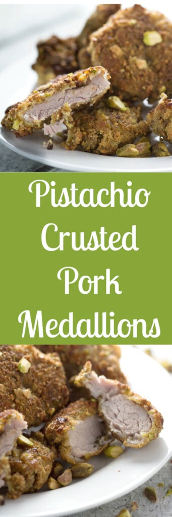 Pistachio Pork Medallions! Baked to perfection with a hint of citrus that will make your taste buds happy! Krollskorner.com