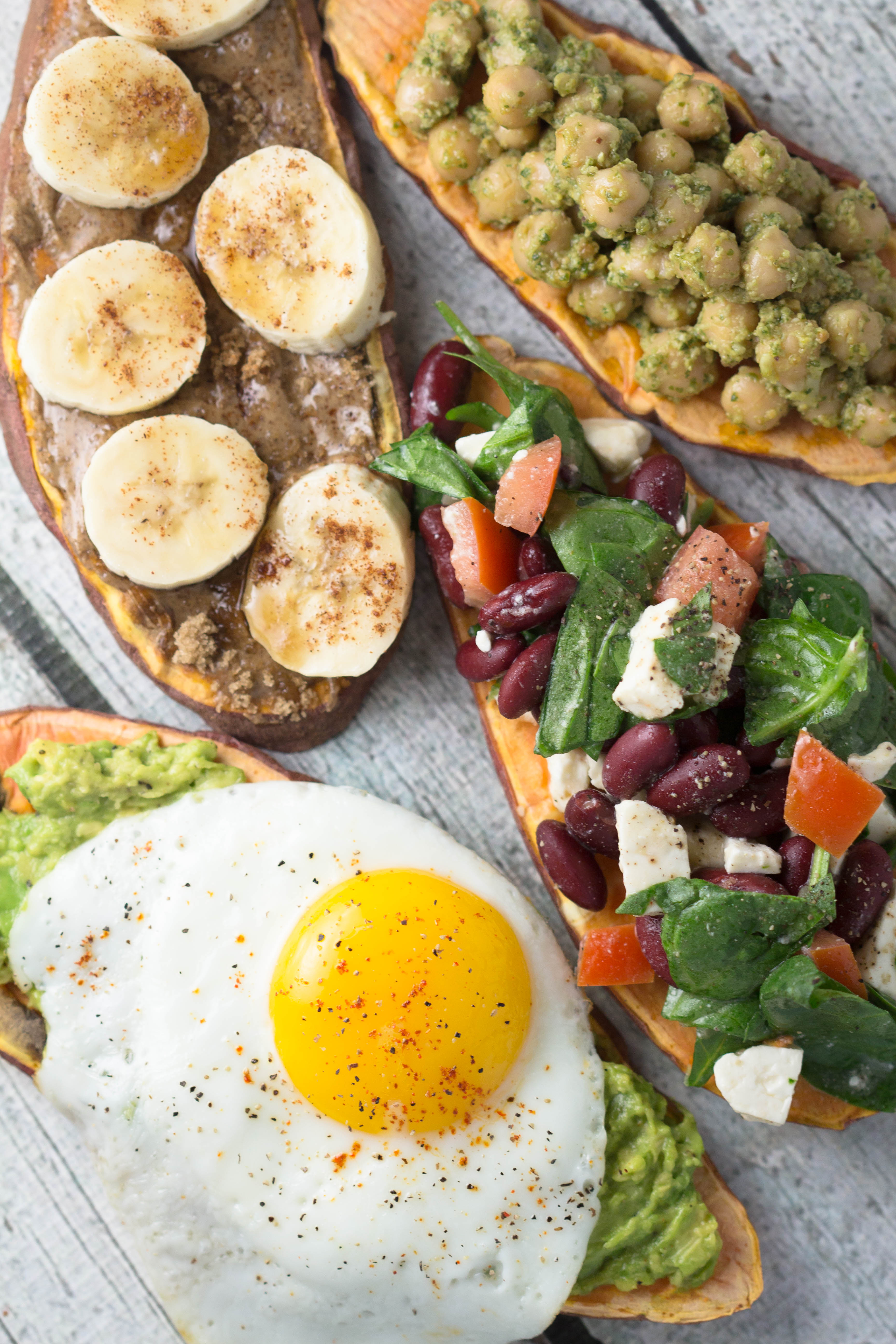 New-ish trend: slices of sweet potato instead of sliced bread. I'm game! These are just 4 ways to enjoy Sweet potato toast...the opportunities are endless! Krollskorner.com