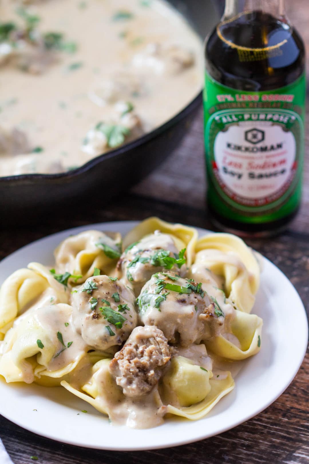 Sodium Saving Swedish Meatballs to the rescue! Delicious over rice or your favorite pasta! #Sponsored