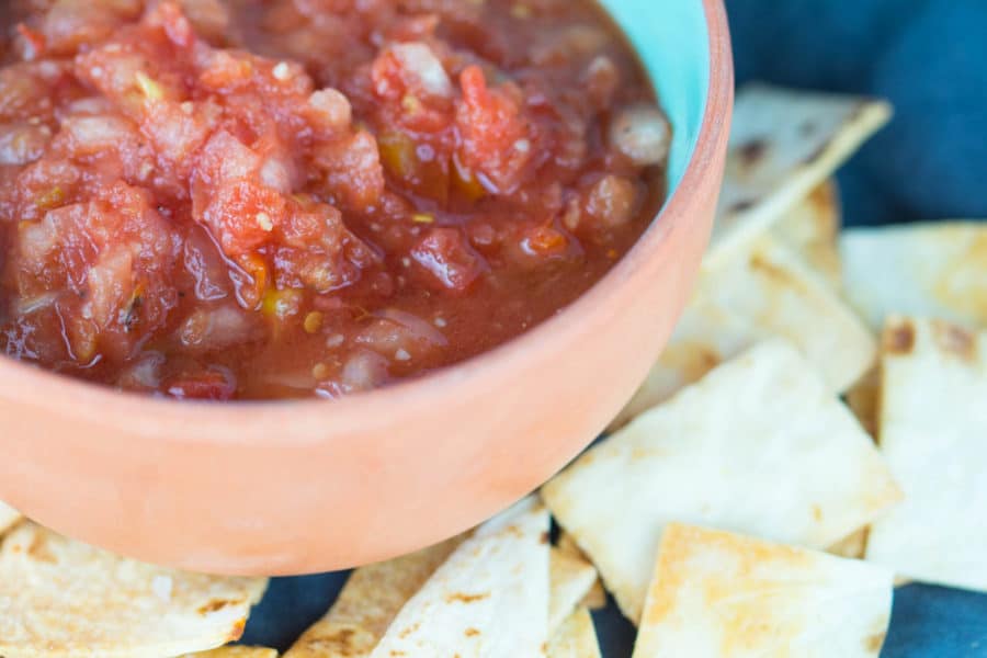 salsa in a bowl