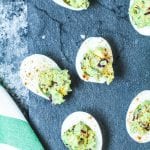 Crack into these Avocado Deviled Eggs, you won't regret it! | Krollskorner.com