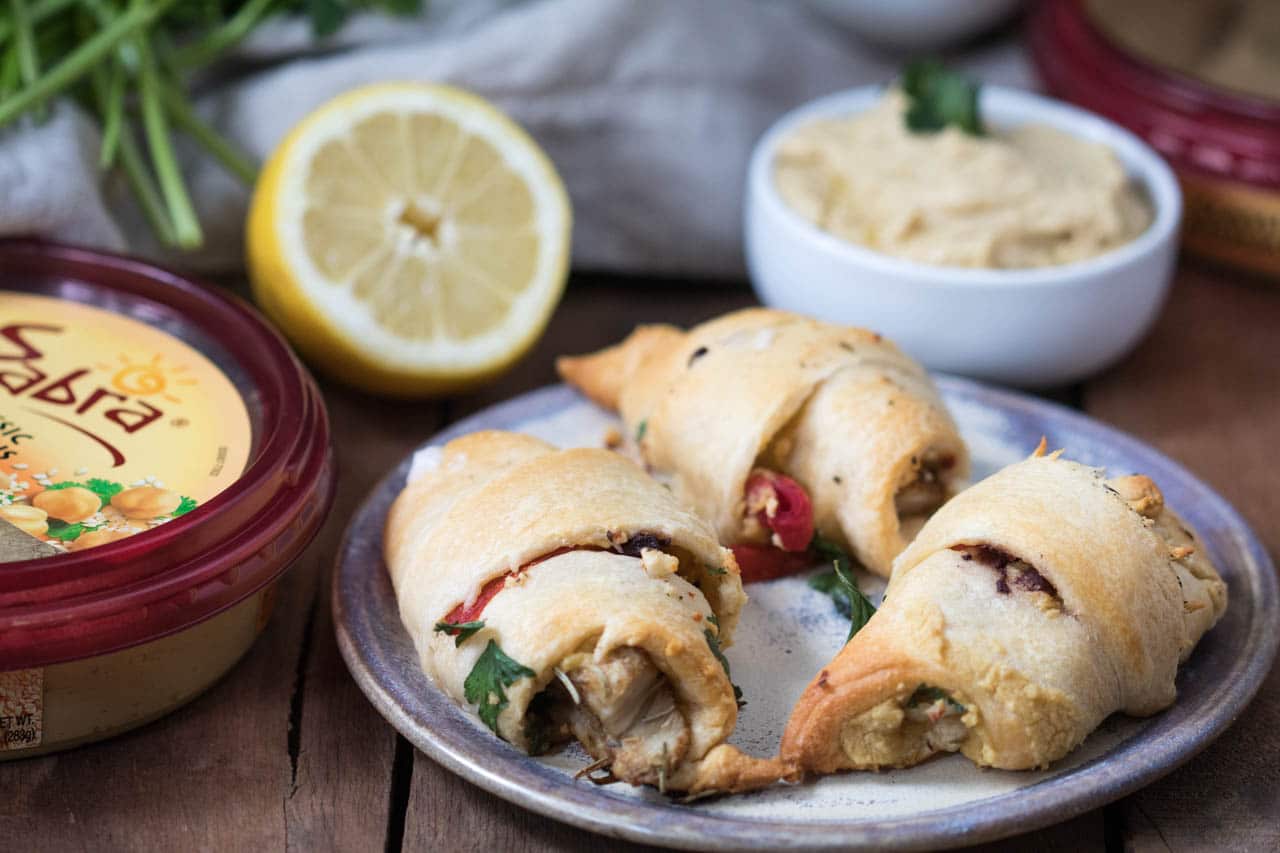 Chicken Wrapped in Crescent Rolls with Sun-Dried Tomato Cream