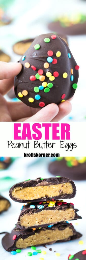 Chocolate Lovers Peanut Butter Bites Easter Edition!! #krollskorner #chocolate #passover #easter