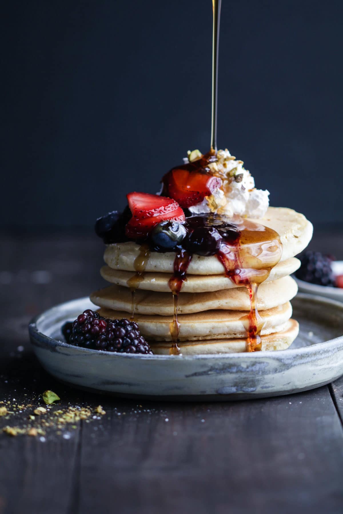 Pancake Styling at the Tasty Food Photography Workshop at Pinch of Yum