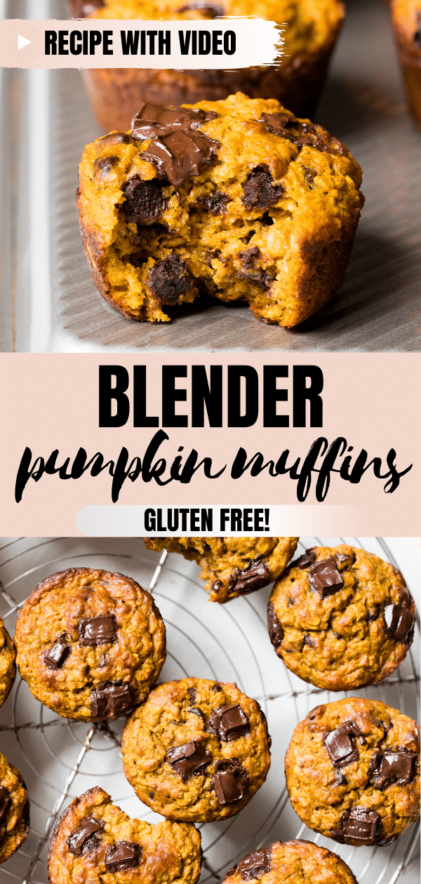 Blender Gluten Free Pumpkin Muffins - Kroll's Korner