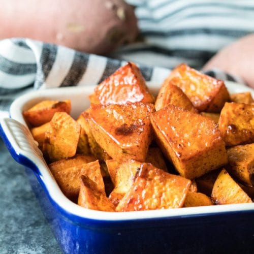 Roasted Sweet Potato with Honey and Cinnamon | Kroll's Korner