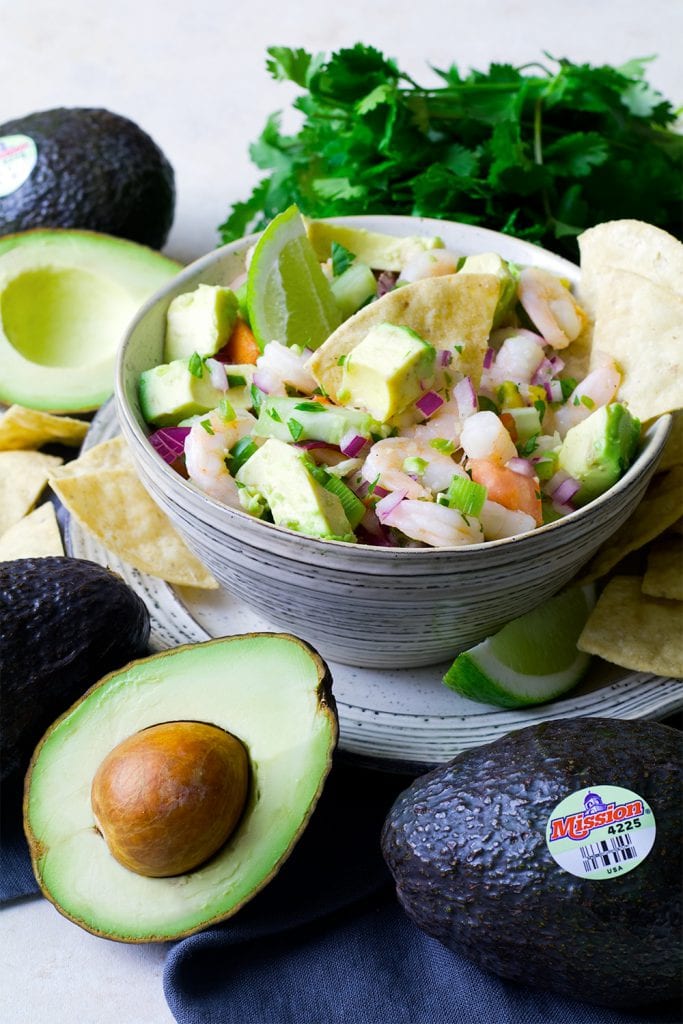 Celebrate American Heart Month with this Avocado Shrimp Ceviche! #CheckMeOut