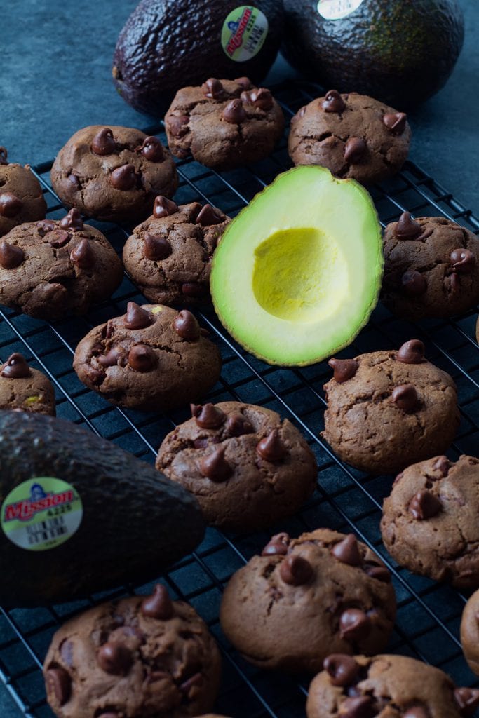 Celebrate American Heart Month with these Avocado Chocolate Cookies with Mission Produce Avocados! #CheckMeOut