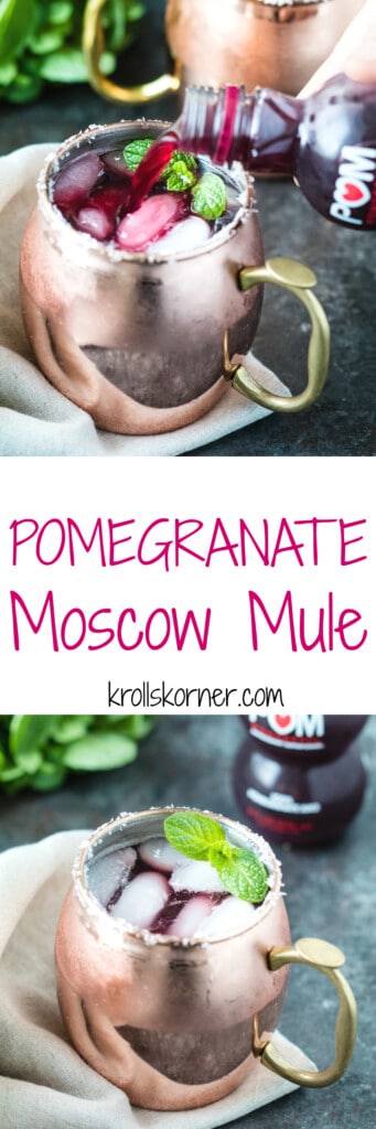 Pomegranate Moscow Mule Recipe - The Cookie Rookie®