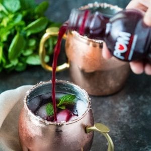 Brunch Pomegranate Moscow Mule - have a little fun with a boost of antioxidants as well! krollskorner.com