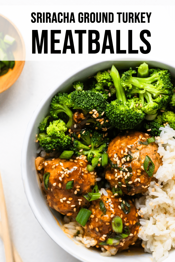 Healthy Meatballs Sriracha Teriyaki Ground Turkey Meatballs (VIDEO)
