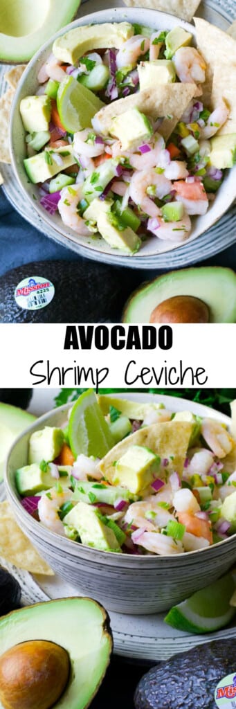 Celebrate American Heart Month with this Avocado Shrimp Ceviche! #CheckMeOut