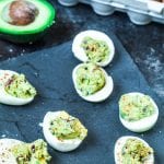 Crack into these Avocado Deviled Eggs, you won't regret it! | Krollskorner.com