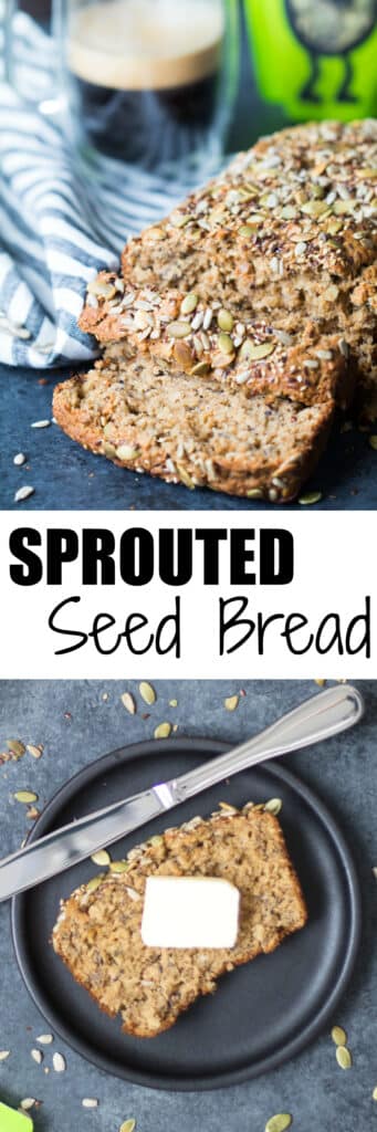 Have you made a Sprouted Seed Bread before?! If not this is an easy recipe to start with. It has the perfect crunch and hint of sweetness that will leave your mouth watering & begging for another slice! #ad #krollskorner