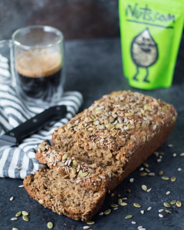 Have you made a Sprouted Seed Bread before?! If not this is an easy recipe to start with. It has the perfect crunch and hint of sweetness that will leave your mouth watering & begging for another slice! #ad #krollskorner