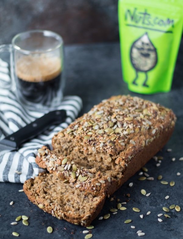 Have you made a Sprouted Seed Bread before?! If not this is an easy recipe to start with. It has the perfect crunch and hint of sweetness that will leave your mouth watering & begging for another slice! #ad #krollskorner