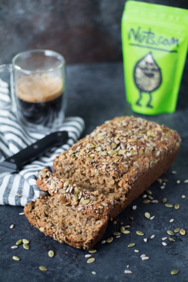 Have you made a Sprouted Seed Bread before?! If not this is an easy recipe to start with. It has the perfect crunch and hint of sweetness that will leave your mouth watering & begging for another slice! #ad #krollskorner