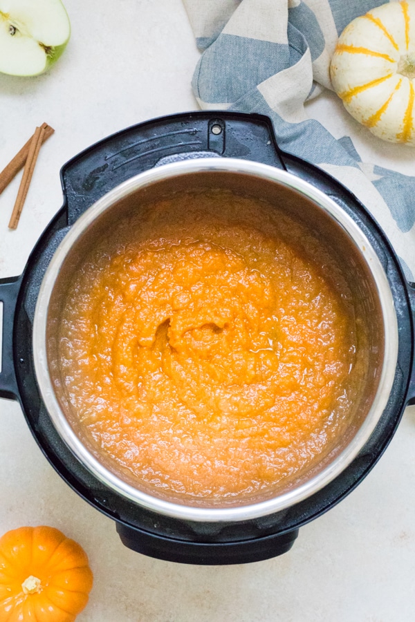 Applesauce made with pumpkin in the Instant Pot