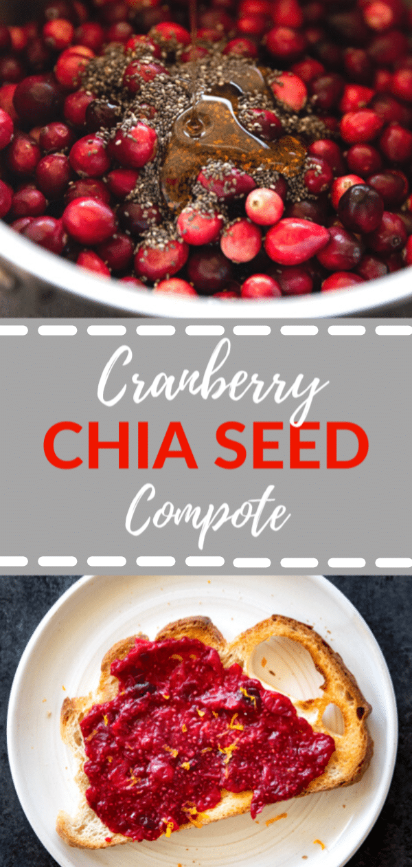 Fresh Cranberry Chia Seed Compote Kroll's Korner