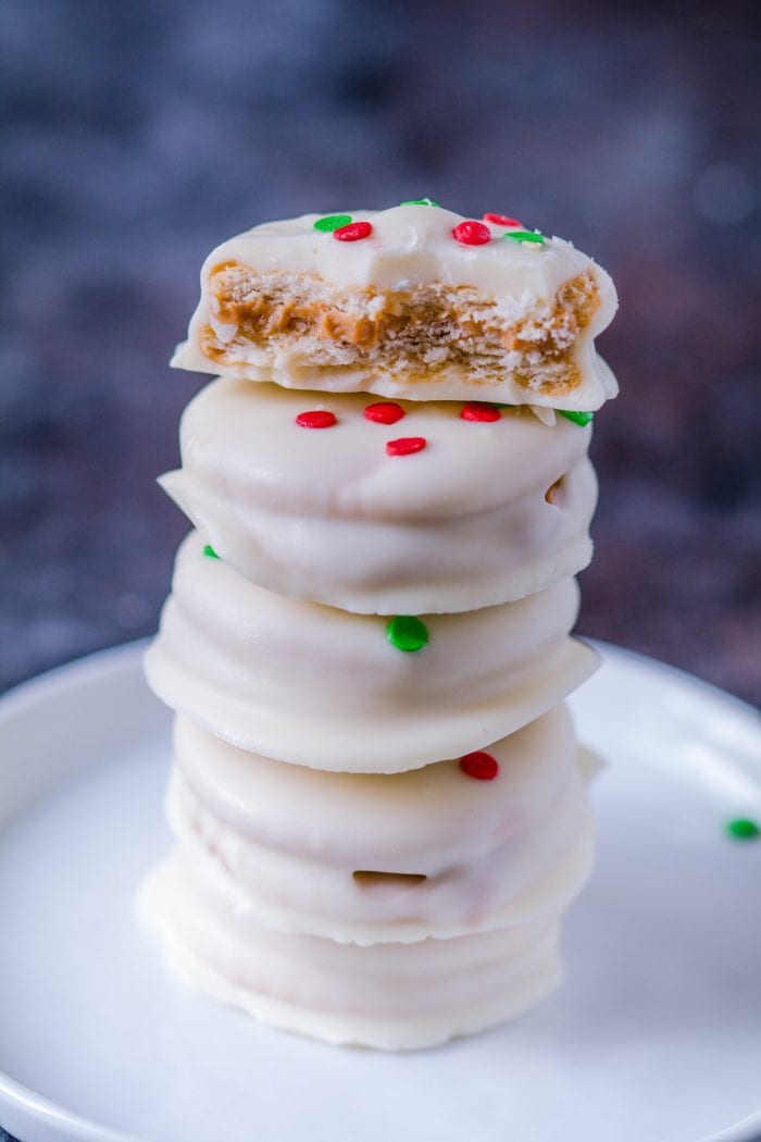 Ritz Cracker White Chocolate Christmas Cookies Kroll's