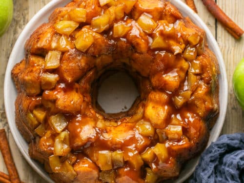 Apple Cinnamon Rum Monkey Bread - Kroll's Korner