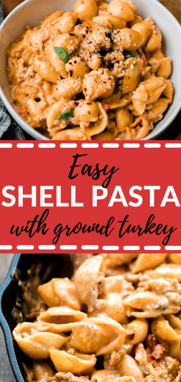 Easy Ground Turkey Pasta (Shell Pasta Recipe!) Kroll's Korner