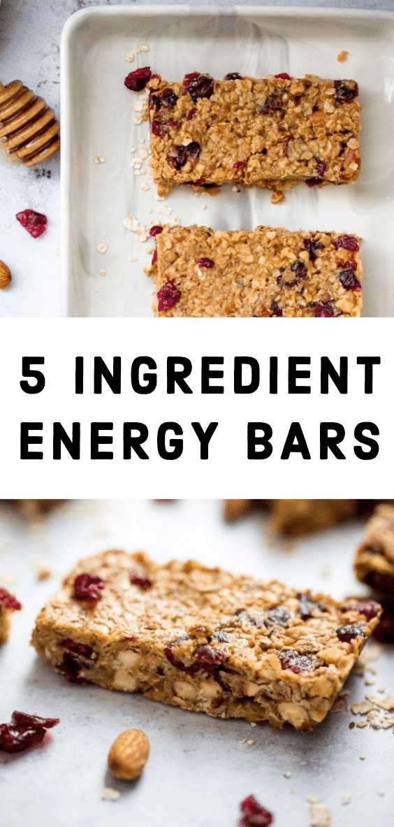 Homemade Energy Bar Recipe (5 Ingredients!)- Kroll's Korner - ENERGYBARS
