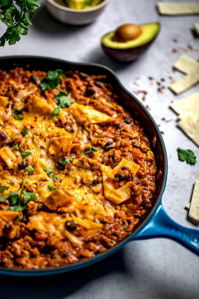 Taco Skillet - One dish dinner that's easy and tasty! (VIDEO)