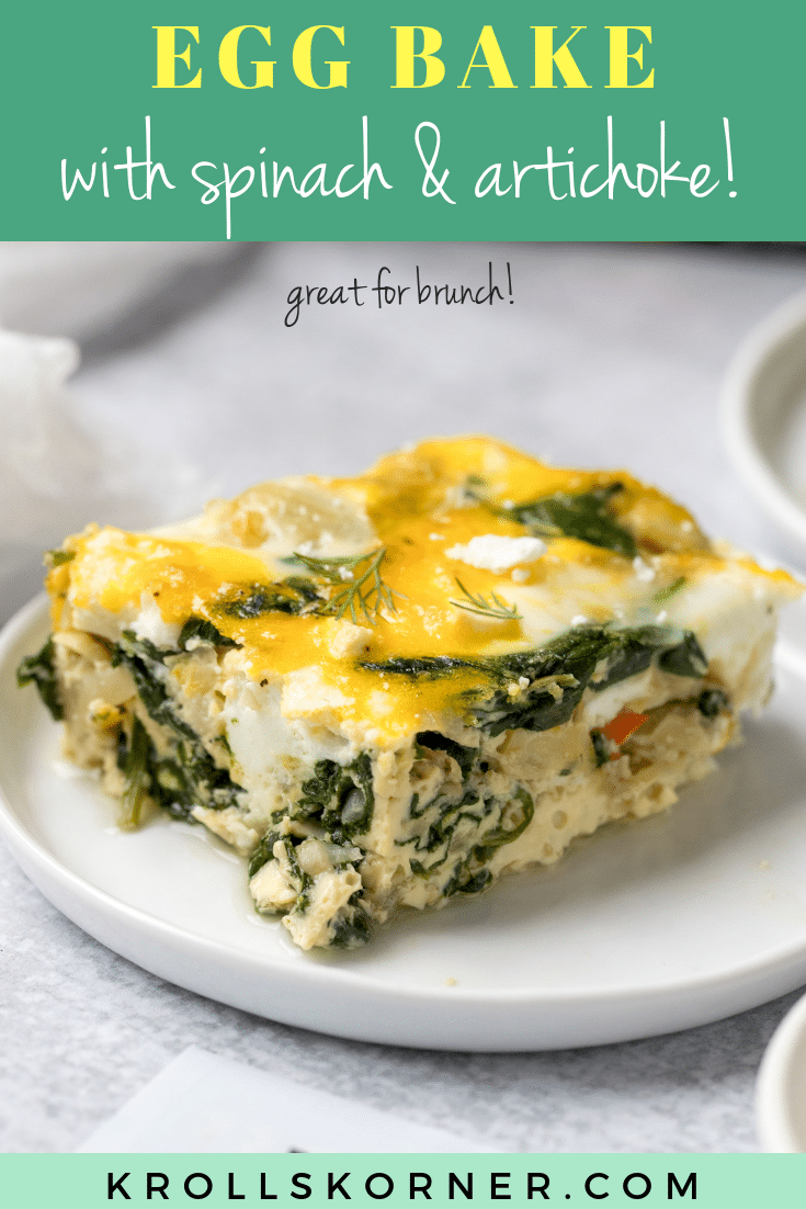 Overnight Spinach And Artichoke Egg Bake Krolls Korner 4145