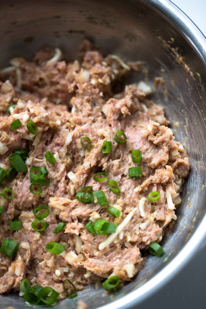 ground turkey mixture to make mini sliders