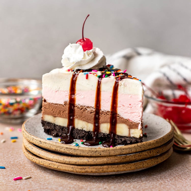 Neapolitan Ice Cream Cake Roll Recipe by Tasty