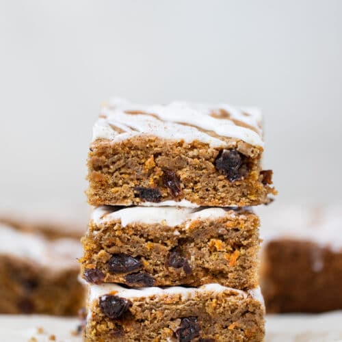 Carrot Cake Bars - Delicious Treat, Perfect For The Spring Time!