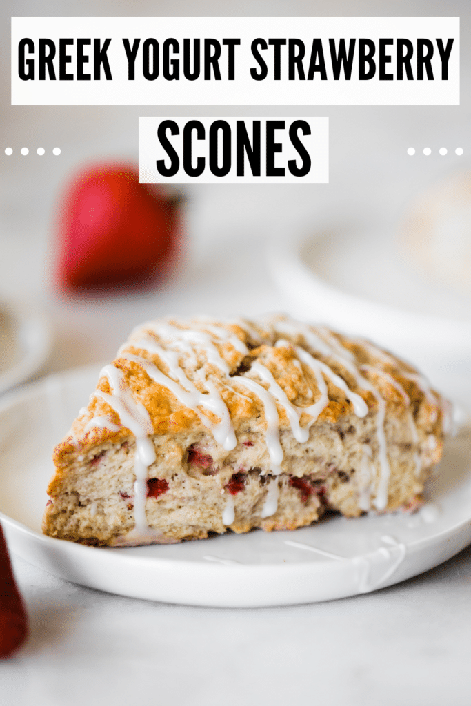 The Fluffiest Greek Yogurt Strawberry Scones EVER ...