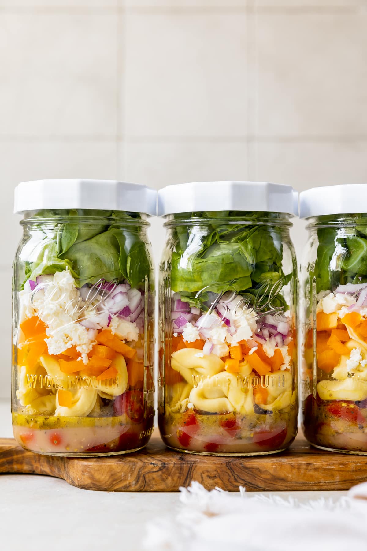 Mason Jar Salad for Meal Prep + A Killer Clean Honey Mustard Dressing!