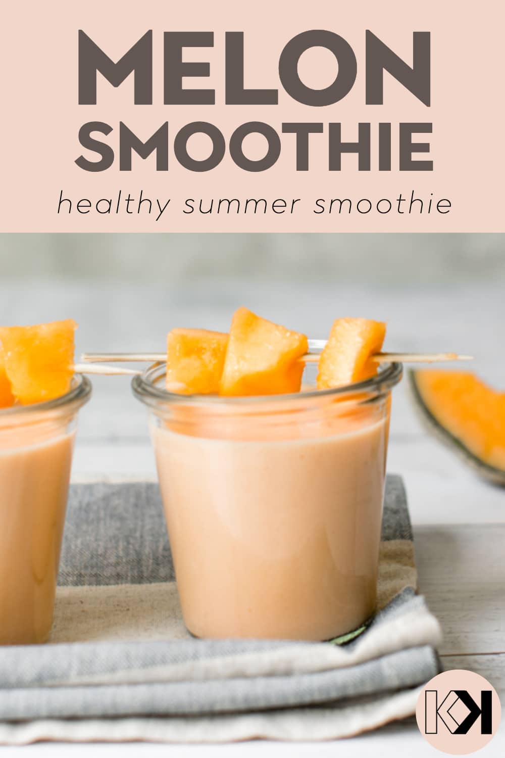 Summer Melon Smoothie Refreshing and Simple! Kroll's Korner
