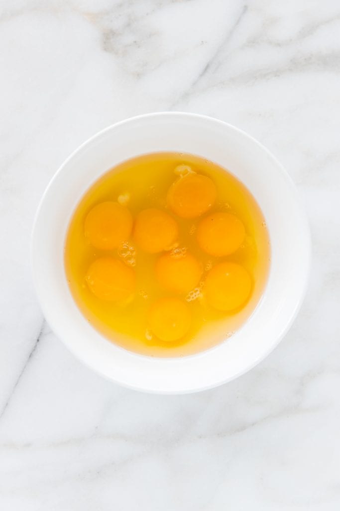 eggs in a white bowl